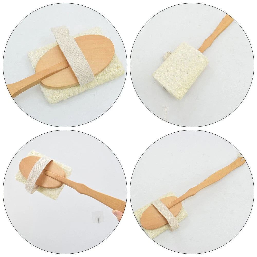 Bath Brush Body Exfoliator Scrubber Handheld Shower Cleaning
