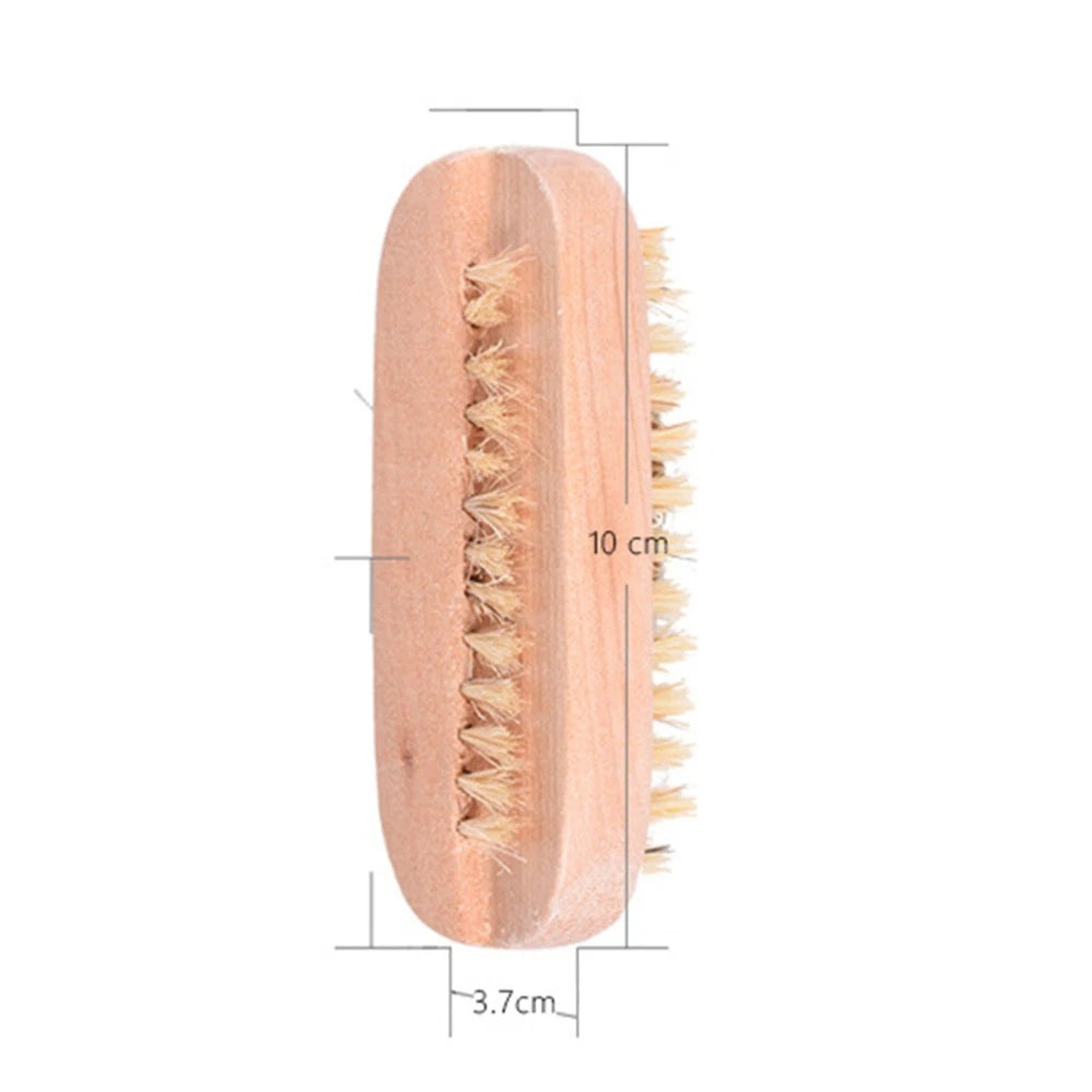 Bathing Brush Set with Double Sided Wooden Spa Massage Tools