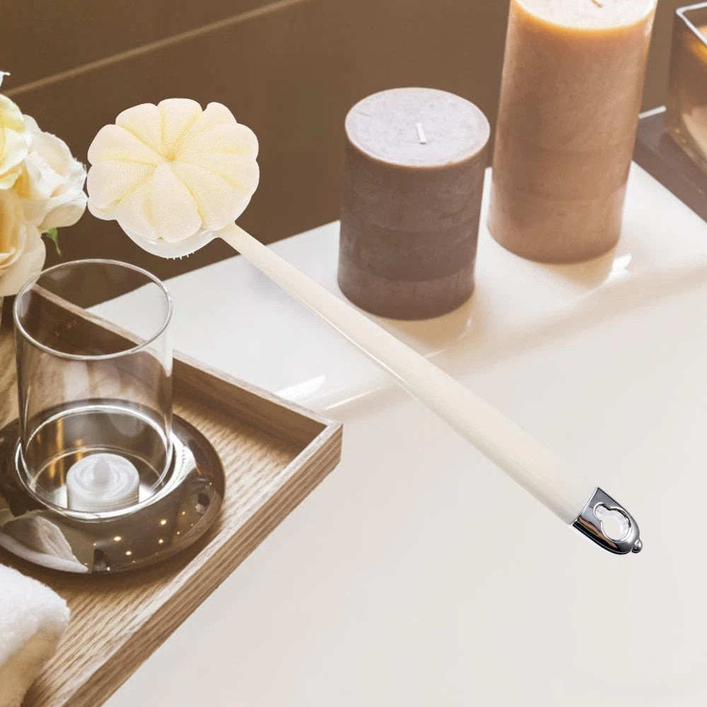 Bath Brush Shower Brush Long Ergonomic Handle Back Scrubber Exfoliating Bath