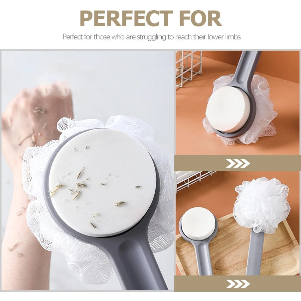 2 Pieces Bath Ball Brush Body Exfoliator Child Shower Scrubber Back