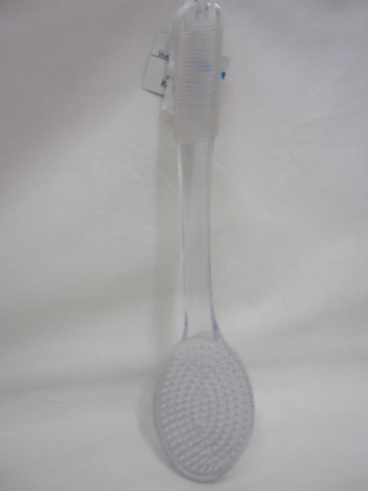Blue Canyon Clear Plastic Bath Brush Nylon Bristles Rubber Handle BA16307