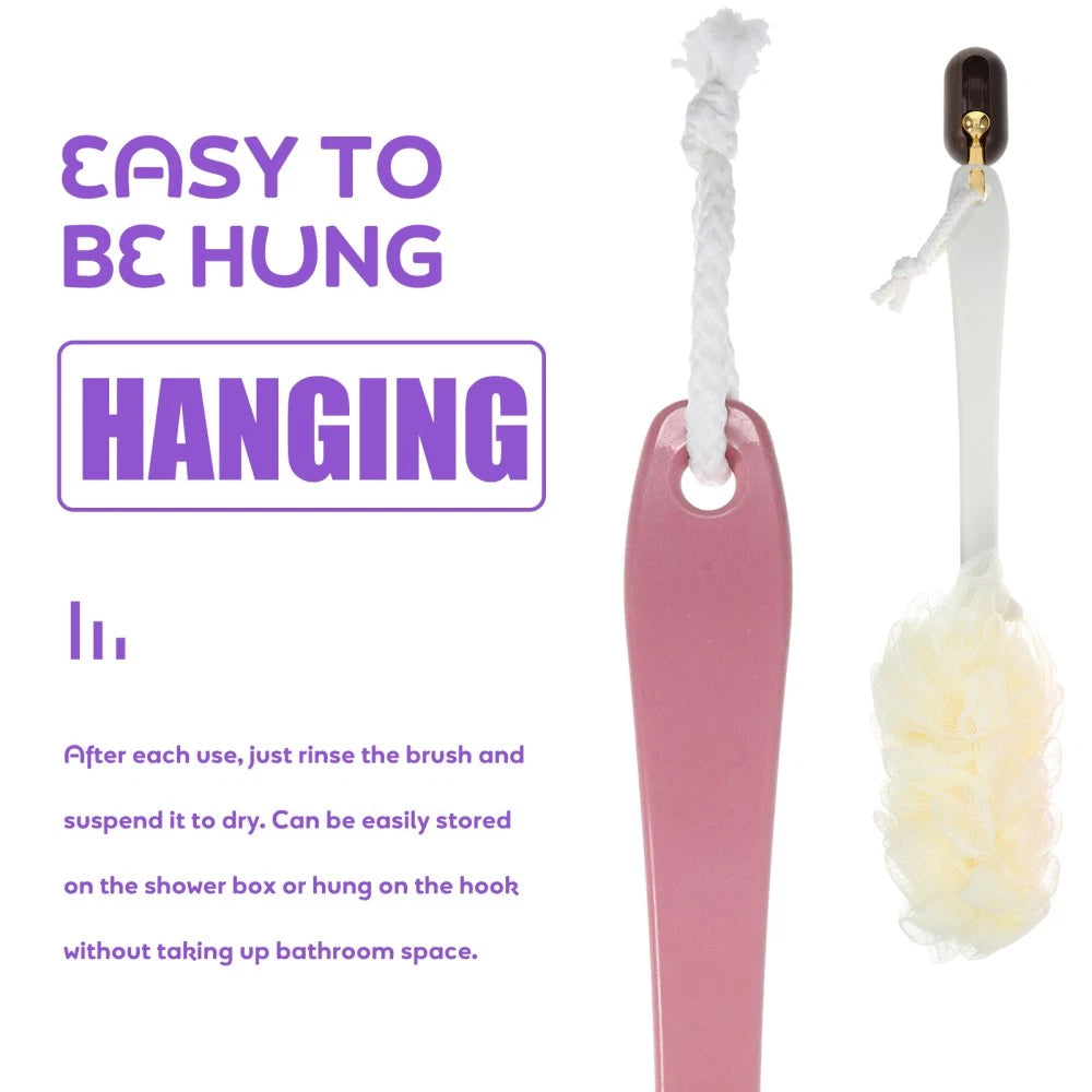 2 Pcs Bath Ball Brush Brushes Scrubber for Exfoliating