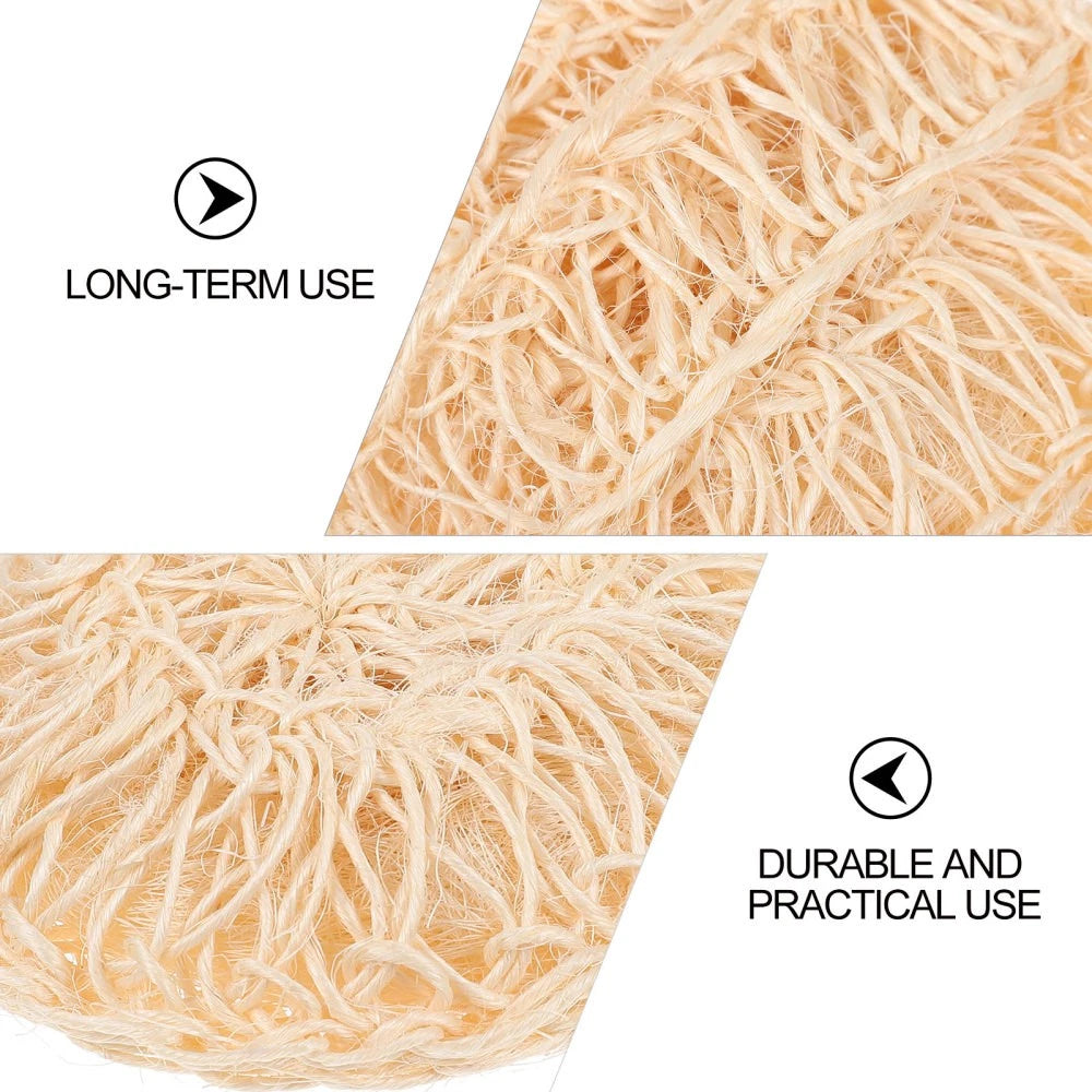 2 Pcs Sisal Bath Brush Man Mother Shower Body Scrubber Bathing Balls