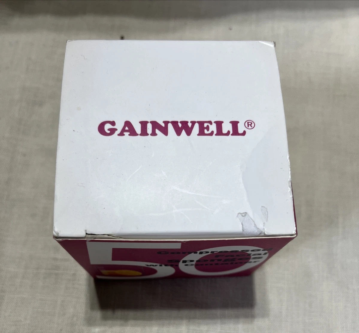 50-Count Compressed, GAINWELL Cellulose, 100% Natural Cosmetic Spa sponges