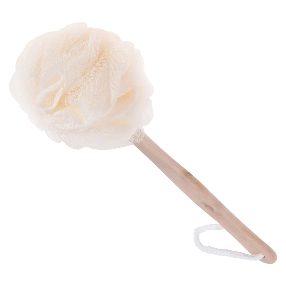 Long Handle Bath Sponge Brush Exfoliating Loofah Scrubber for