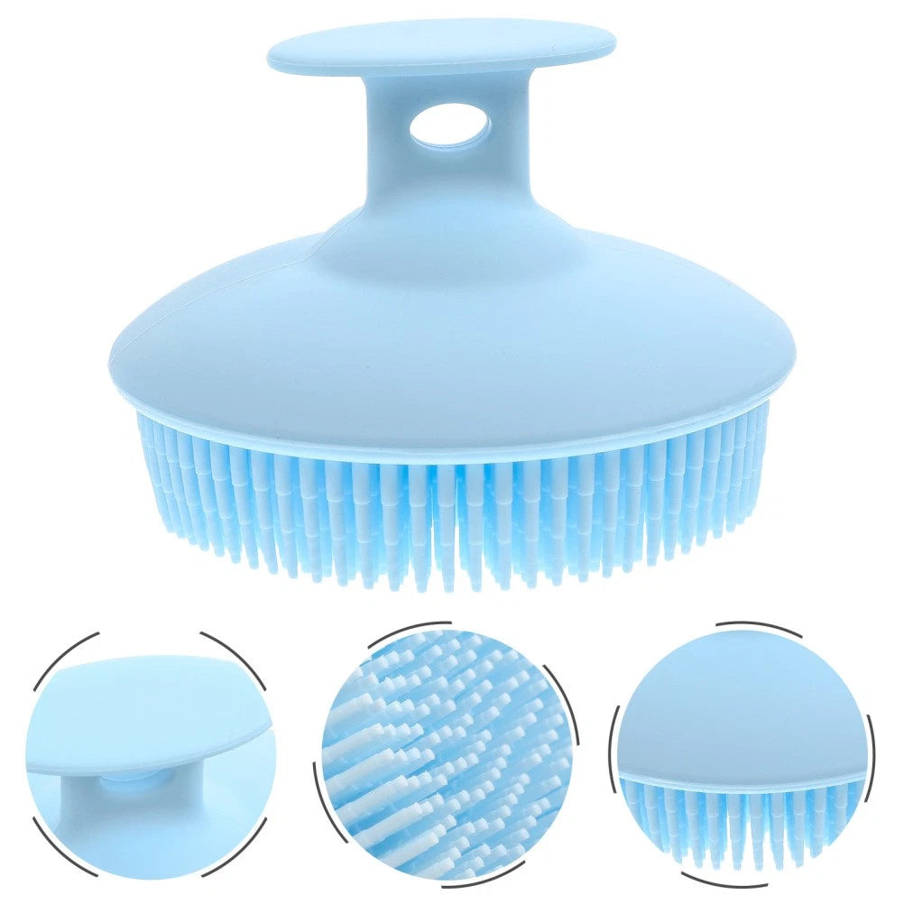 Bath Brush Travel Shower Scrubber for Cleaning Silicone Scrubbing