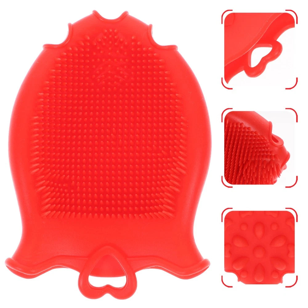 Silicone Shampoo Brush Bath Shower Toddler Brushes for Exfoliator Scrubber