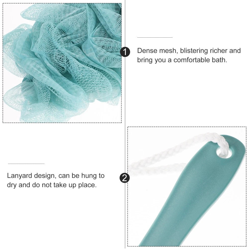Bath Brush Man Accessories for Disabled People Back Scrubber with Long-handle