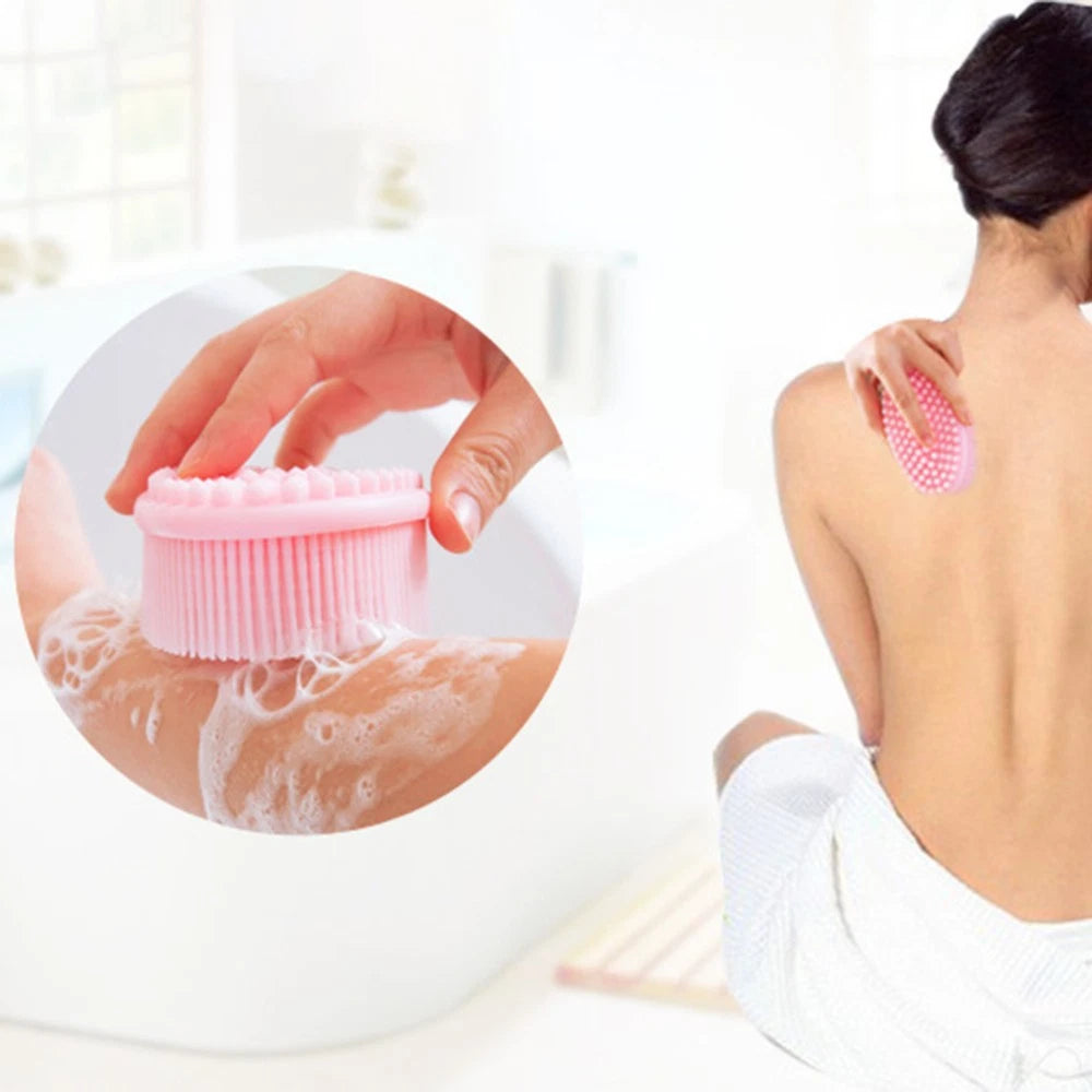 Bath Brush Body Scrubber Exfoliator Silicone Exfoliating for