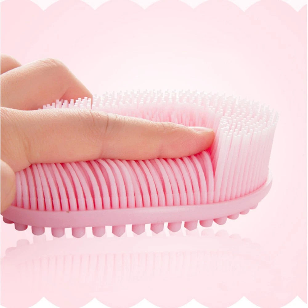Bath Brush Body Scrubber Exfoliator Silicone Exfoliating for