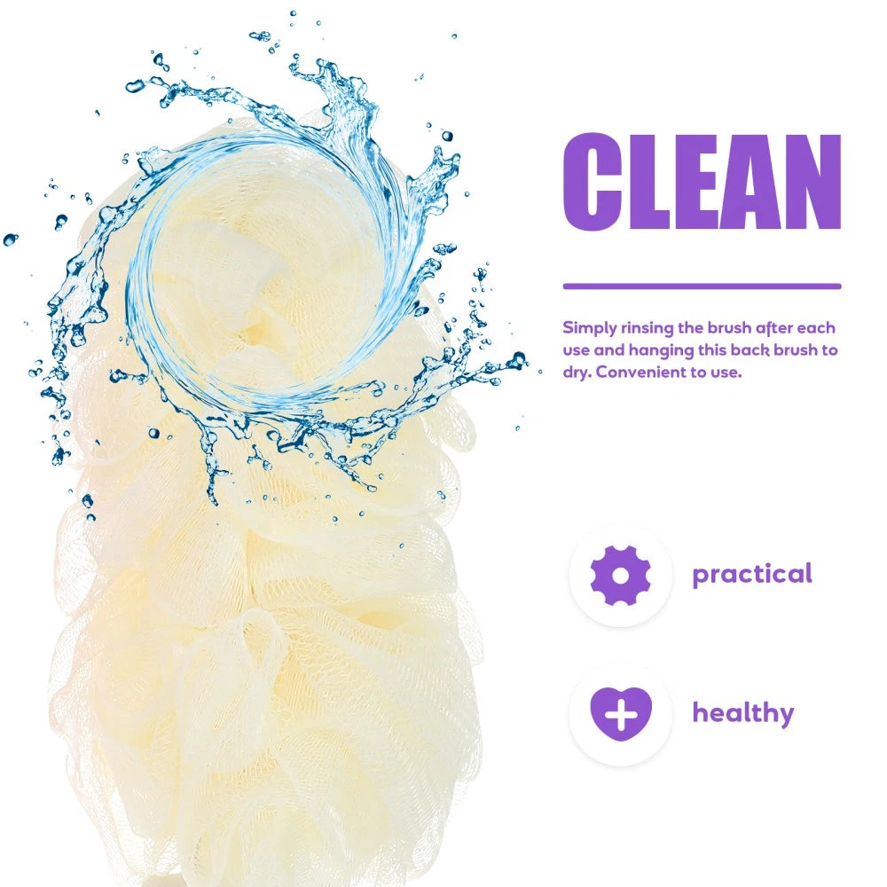 2 Pcs Bath Ball Brush Brushes Scrubber for Exfoliating