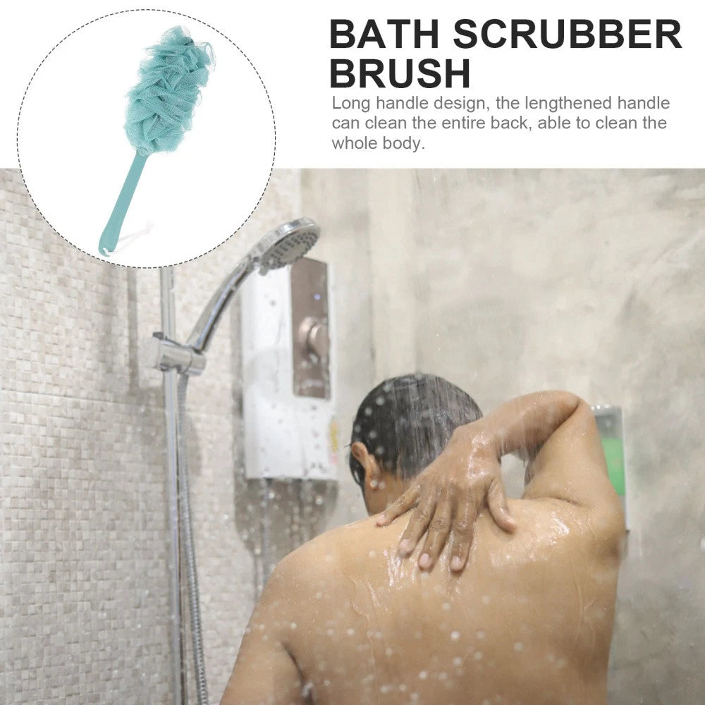 Bath Brush Man Accessories for Disabled People Back Scrubber with Long-handle