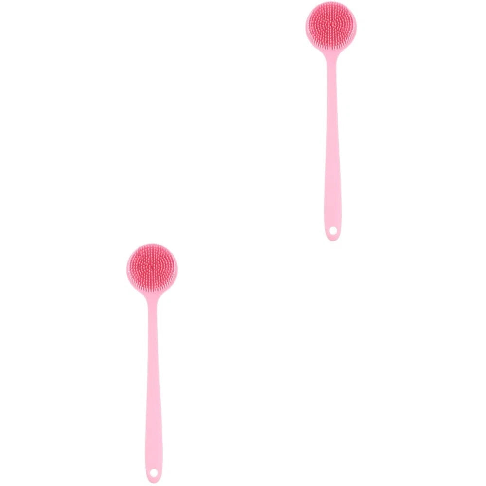 2 PCS Bath Brush Dad Elderly Back Exfoliator Bathing Brushes Women