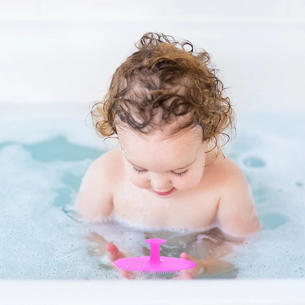 8Pcs Bath Brush Silicone for Gentle Scalp Massage and Cleaning