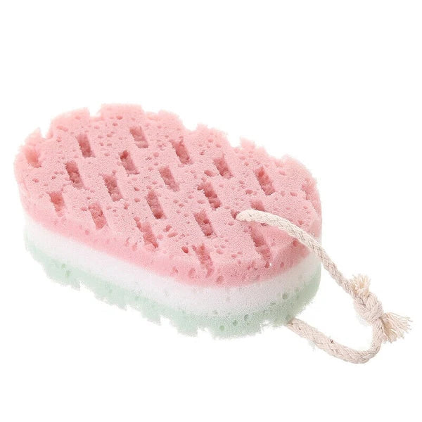 Baby Kids Shower Bath Sponge Rub Clean Bath Brush Skin Body Wash Scrubber