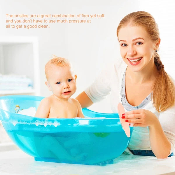 8Pcs Bath Brush Silicone for Gentle Scalp Massage and Cleaning