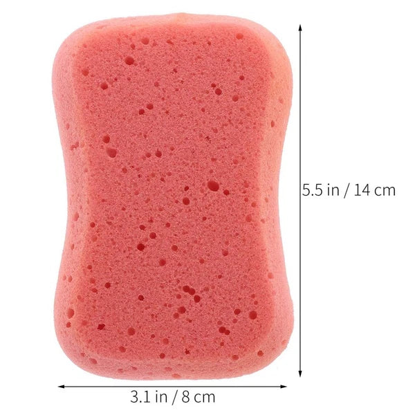 4Pcs Shower Bath Sponges Exfoliating Brushes for Skin Care Random Color