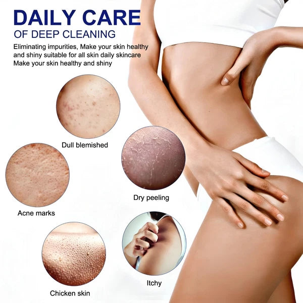 3Pcs African Exfoliating Net Sponge Long Bath Scrubber Deep Body Cleaning Tool