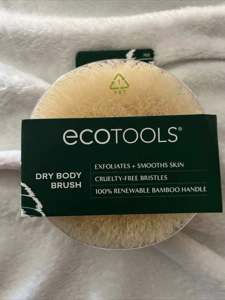 ecoTools Dry Body Brush, 1 Brush Exfoliates + Smooths Skin