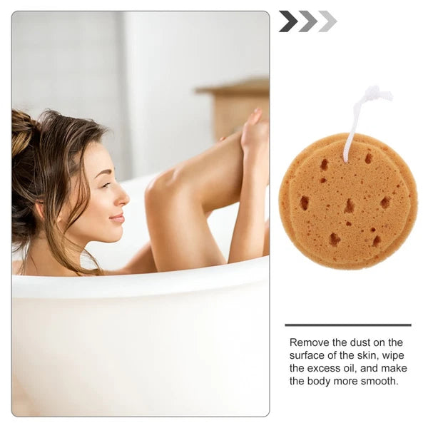 4 Pcs Bath Sponge Round Scrub Shower Loofah Sponges Scrubber for Body