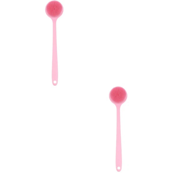 2 PCS Bath Brush Dad Elderly Back Exfoliator Bathing Brushes Women