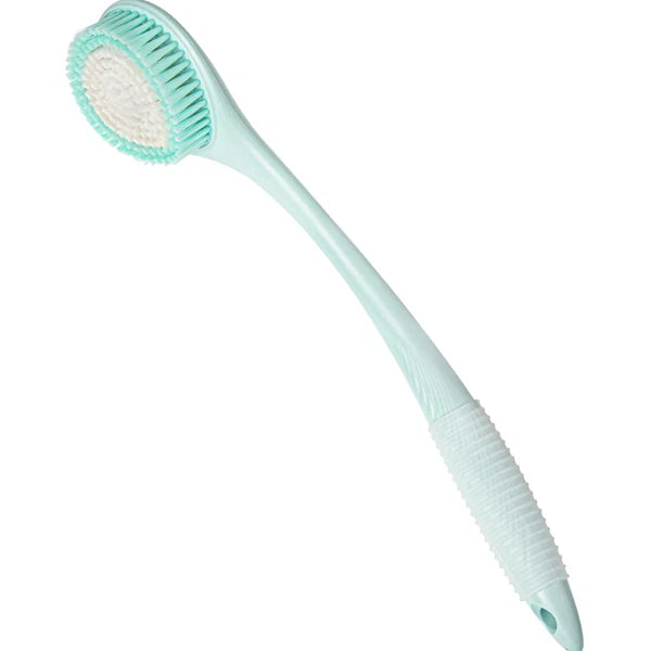 Back Scrubber for Shower - Long Handle Bath Brush 16.4 inches with Soft Brist...