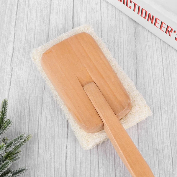 Loofah Bath Brush Exfoliating Back Scrubber with Handles Man Shower Body