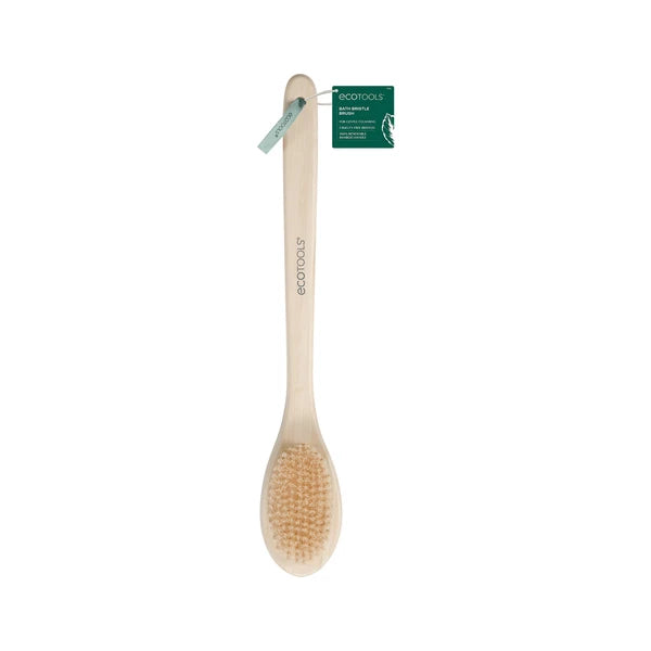 Bath Bristle Brush, for Cleansing & Exfoliating, Synthetic Bristles, Brown