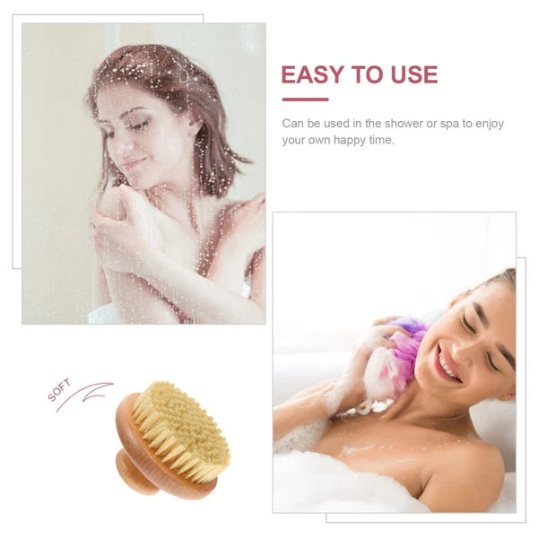 Bath Scrubbing Brush Comfortable Bath Brush Tool Shower Skin Exfoliating Bath