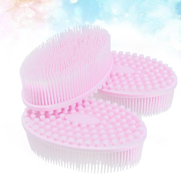 Bath Brush Body Scrubber Exfoliator Silicone Exfoliating for