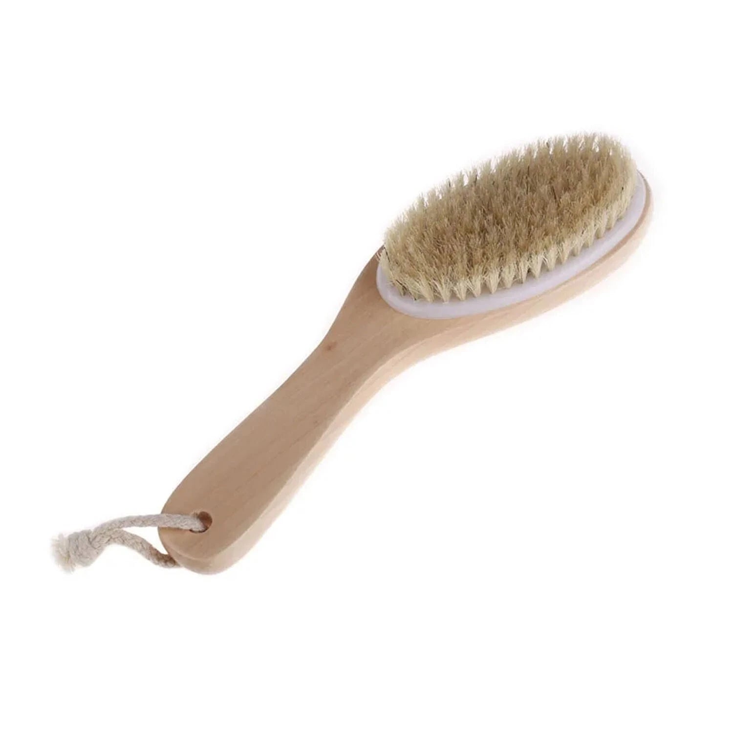 12-PCS 100% Natural Boar Bristle Spa Body Brush Contour Wooden Handle SA2011x12