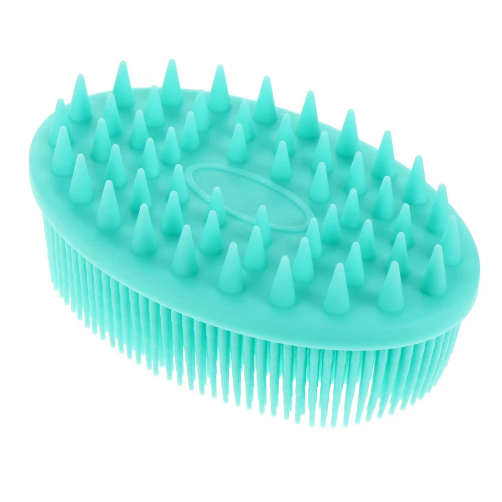 Slicone Back Scrubber Bath Body Brush Shower Brush Scalp Scrubber