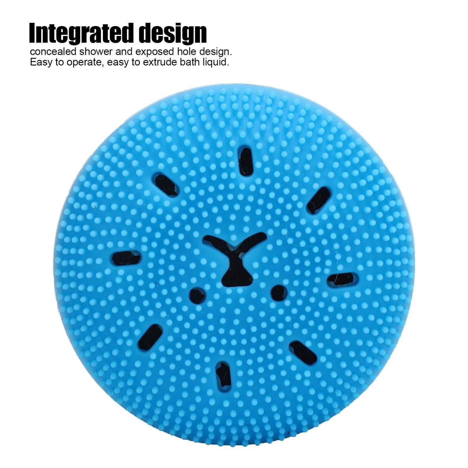 Dog Bath Brush Cat Rubber Soft Foaming Bath Brush Shower Scrubber with Shampoo