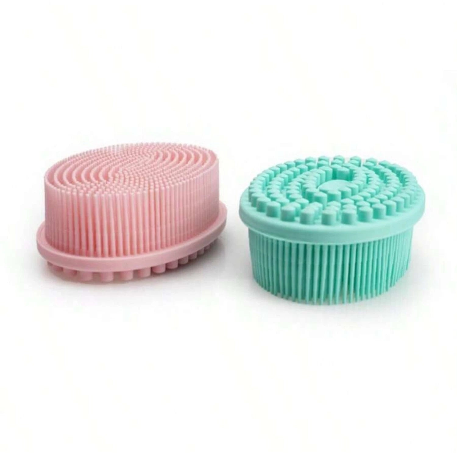 Silicone Body Brush Bath Brush Back Scrubber Easy Handle Bath Shower Brush
