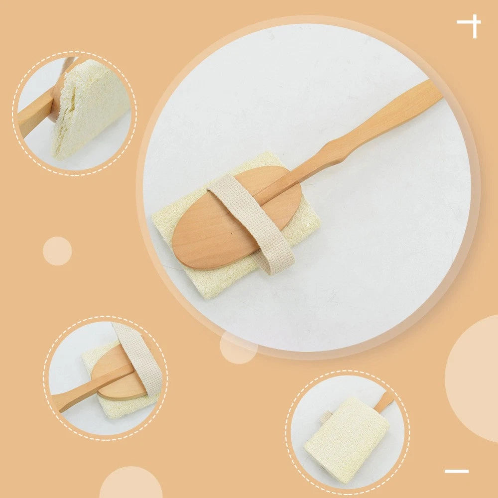 Bath Brush Exfoliating Shower Scrub for Body Cleaner Tool