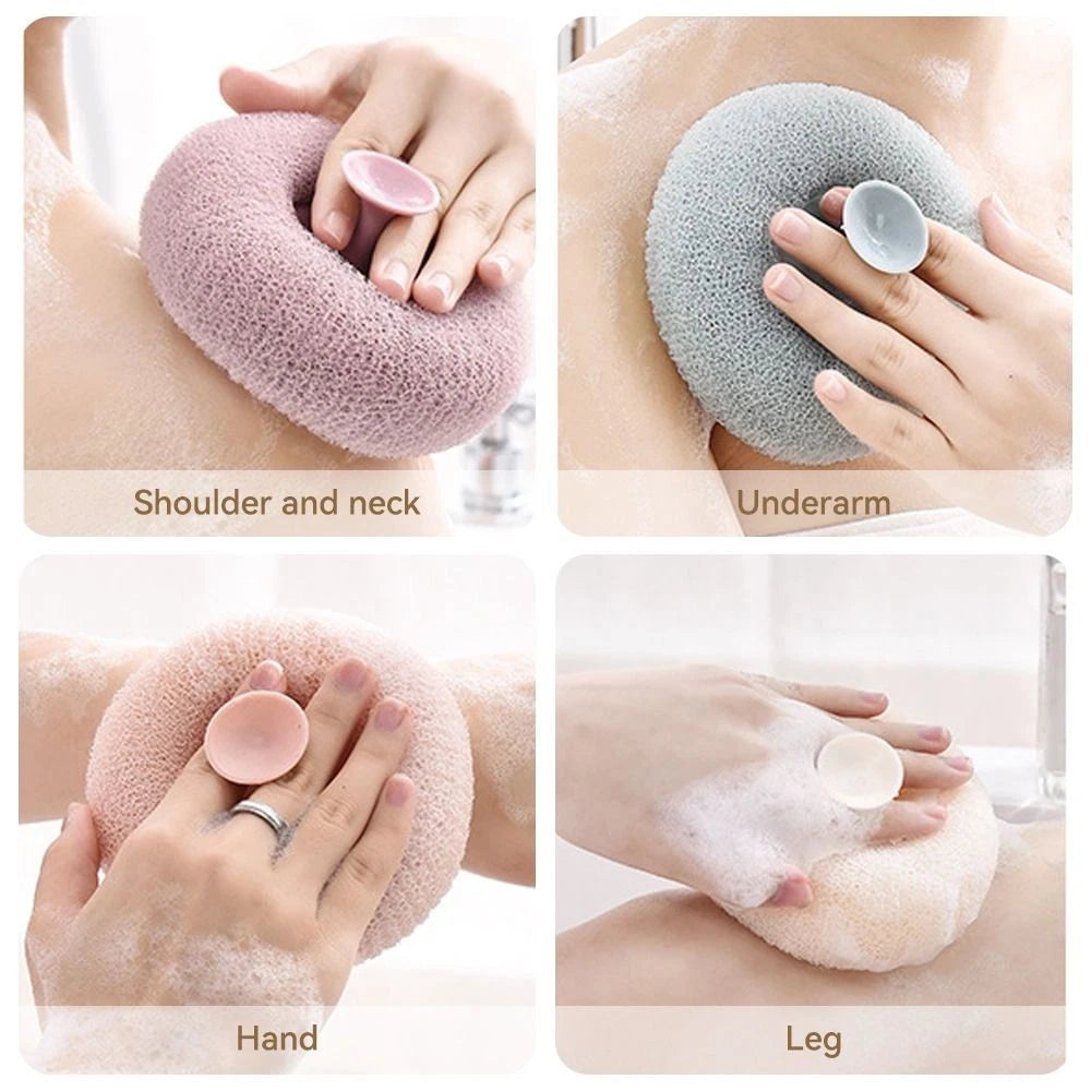 Dead Skin Remover Shower Bath Ball with Suction Cup Massage Brush  Household