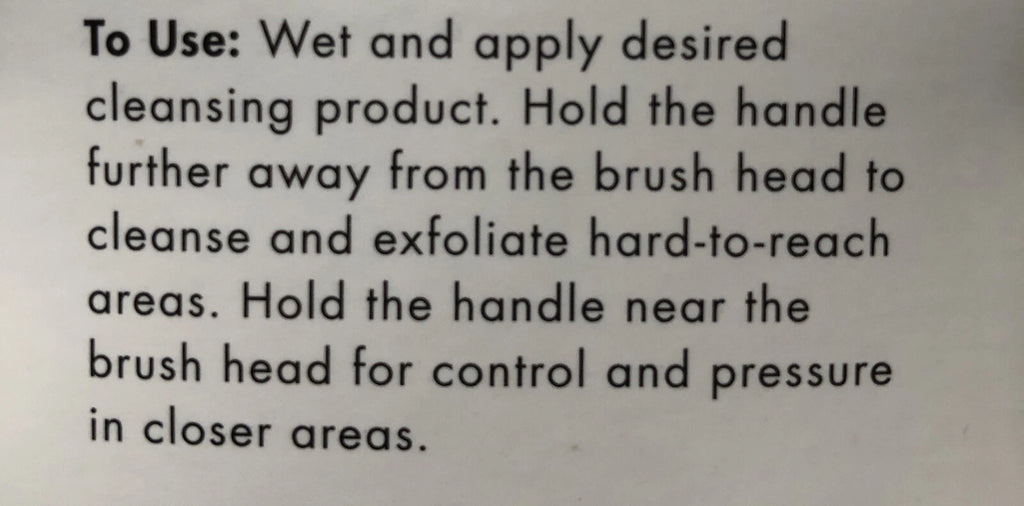 Glam & Beauty Spa Dual Sided Bath Shower Brush With Extended Reach Handle