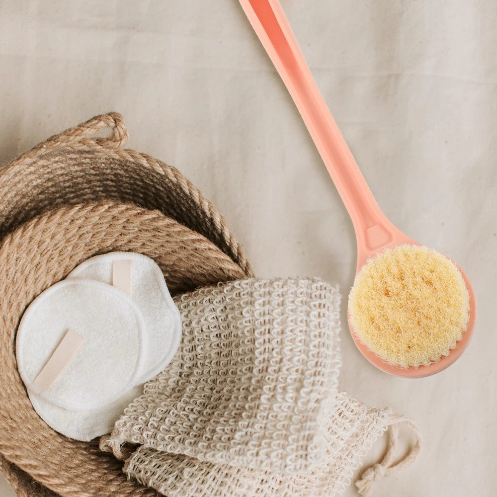 Long Handle Bath Brush Man Bathing Brushes for Men Bathroom Back Scrubber