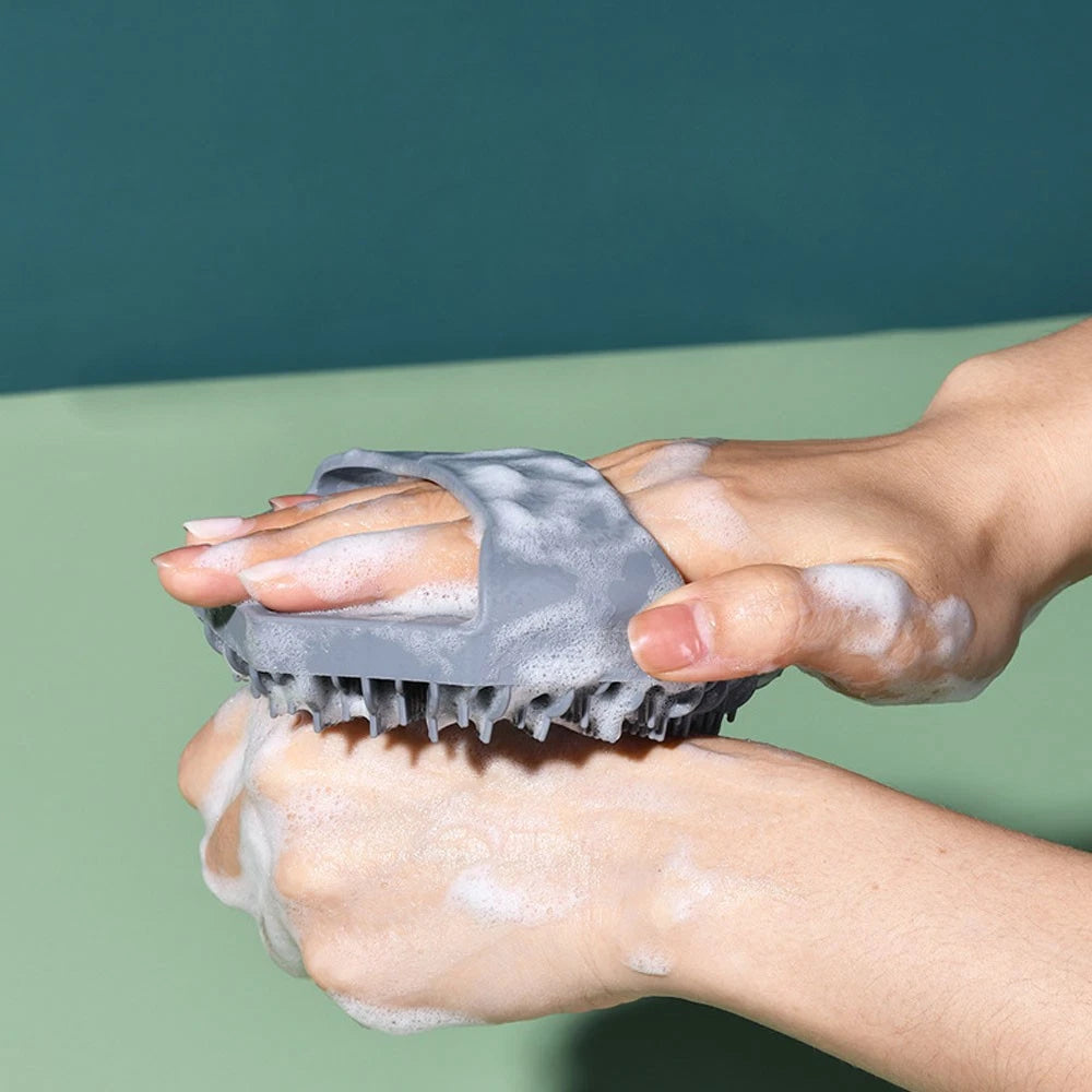 Antimicrobial Silicone Body ScrubbTL, Exfoliating Brush, ShowDY Scrubber
