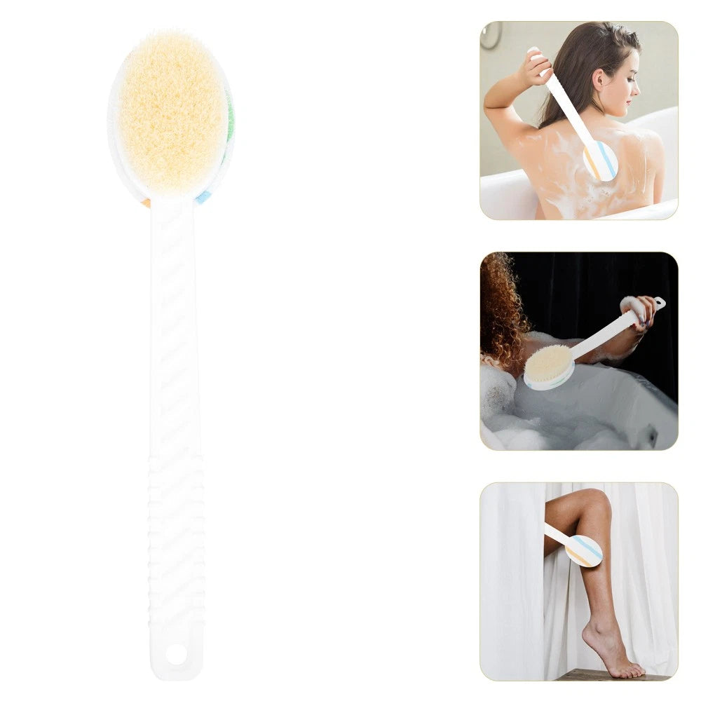 Double-head Shower Brush Man Cleaning Scrubber Bathing Accessory