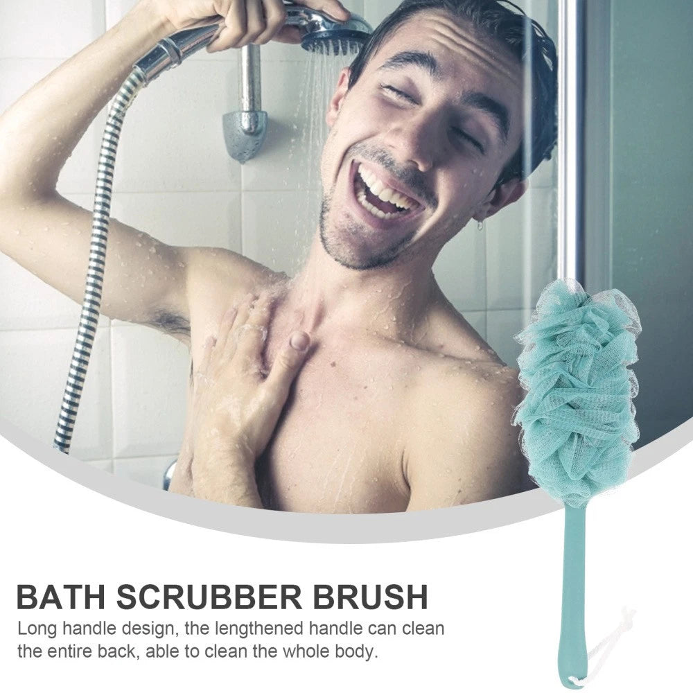 Bath Brush Man Accessories for Disabled People Back Scrubber with Long-handle