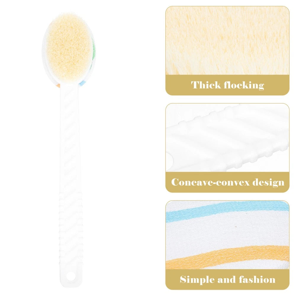 Double-head Shower Brush Man Cleaning Scrubber Bathing Accessory