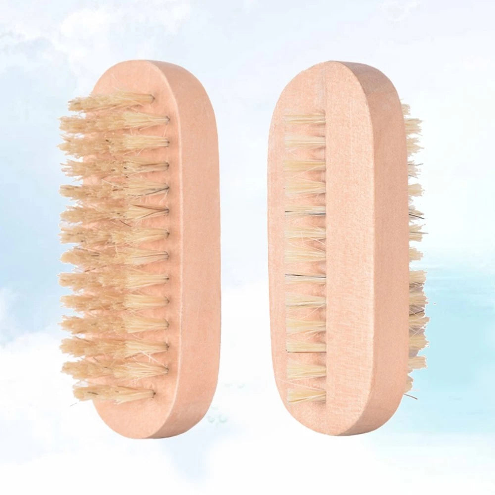 Bathing Brush Set with Double Sided Wooden Spa Massage Tools