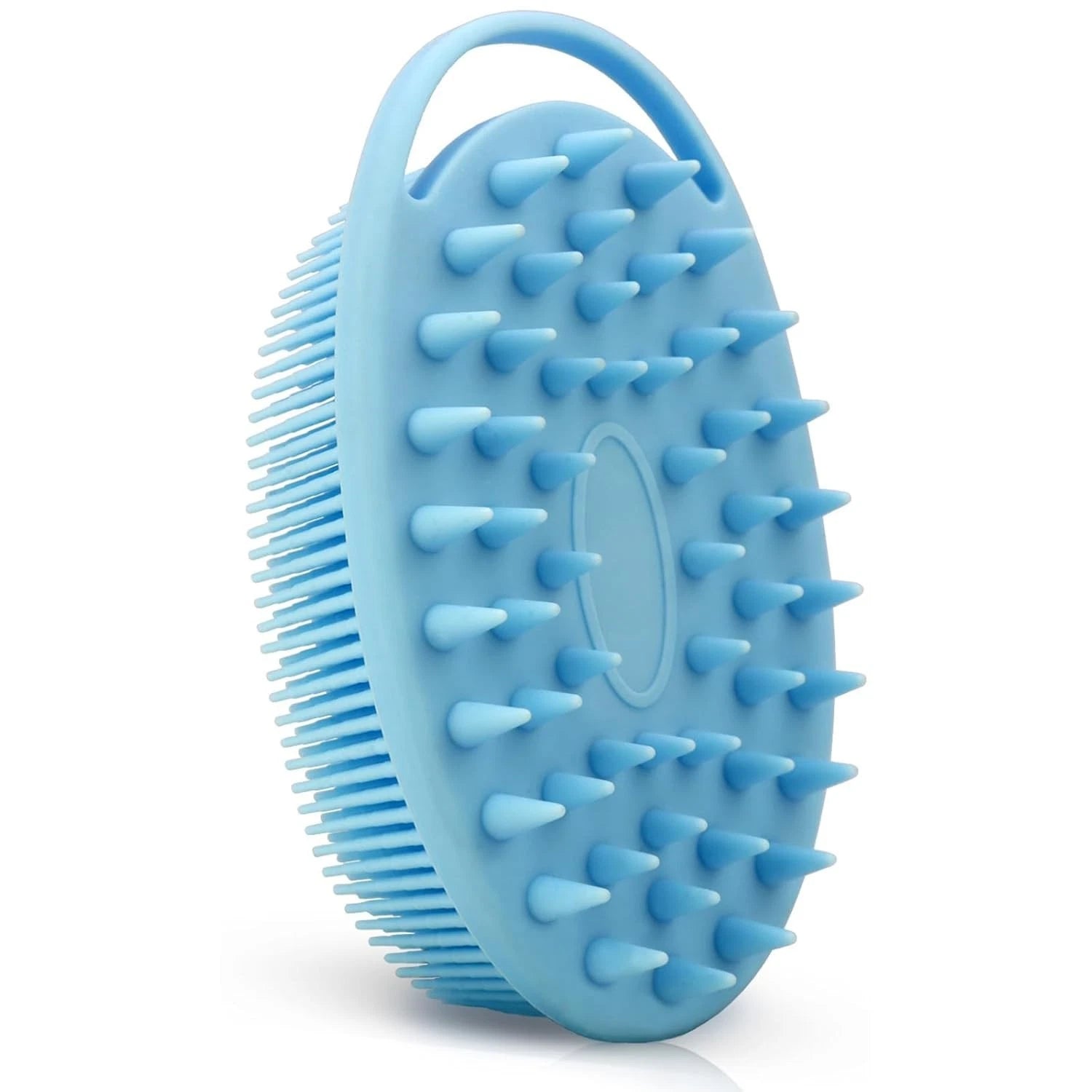 Soft Bristle Blue Bath and Massage Brush for Skin Exfoliation & Relaxation