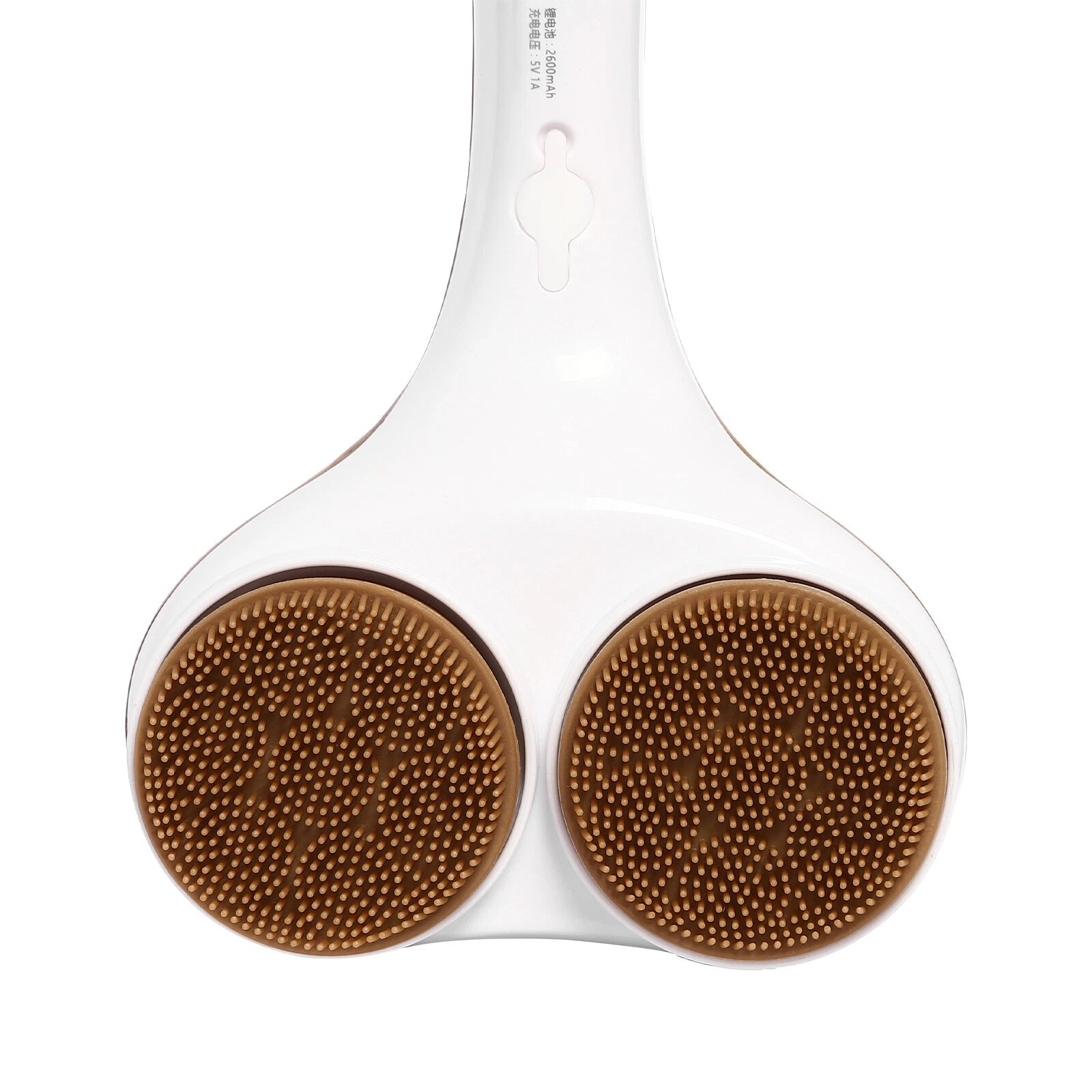 Electric  Long Handle Shower Brush 2 Head Rechargeable Body Brush Back Scrubber