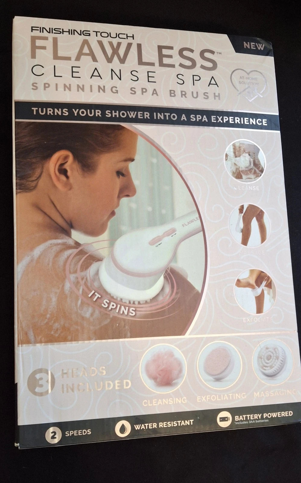 Finishing Touch Flawless Cleanse Spa Spinning Spa Brush