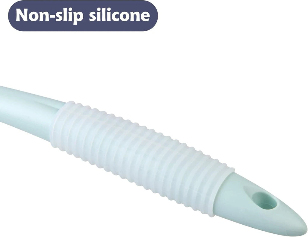 Back Scrubber for Shower - Long Handle Bath Brush 16.4 inches with Soft Brist...