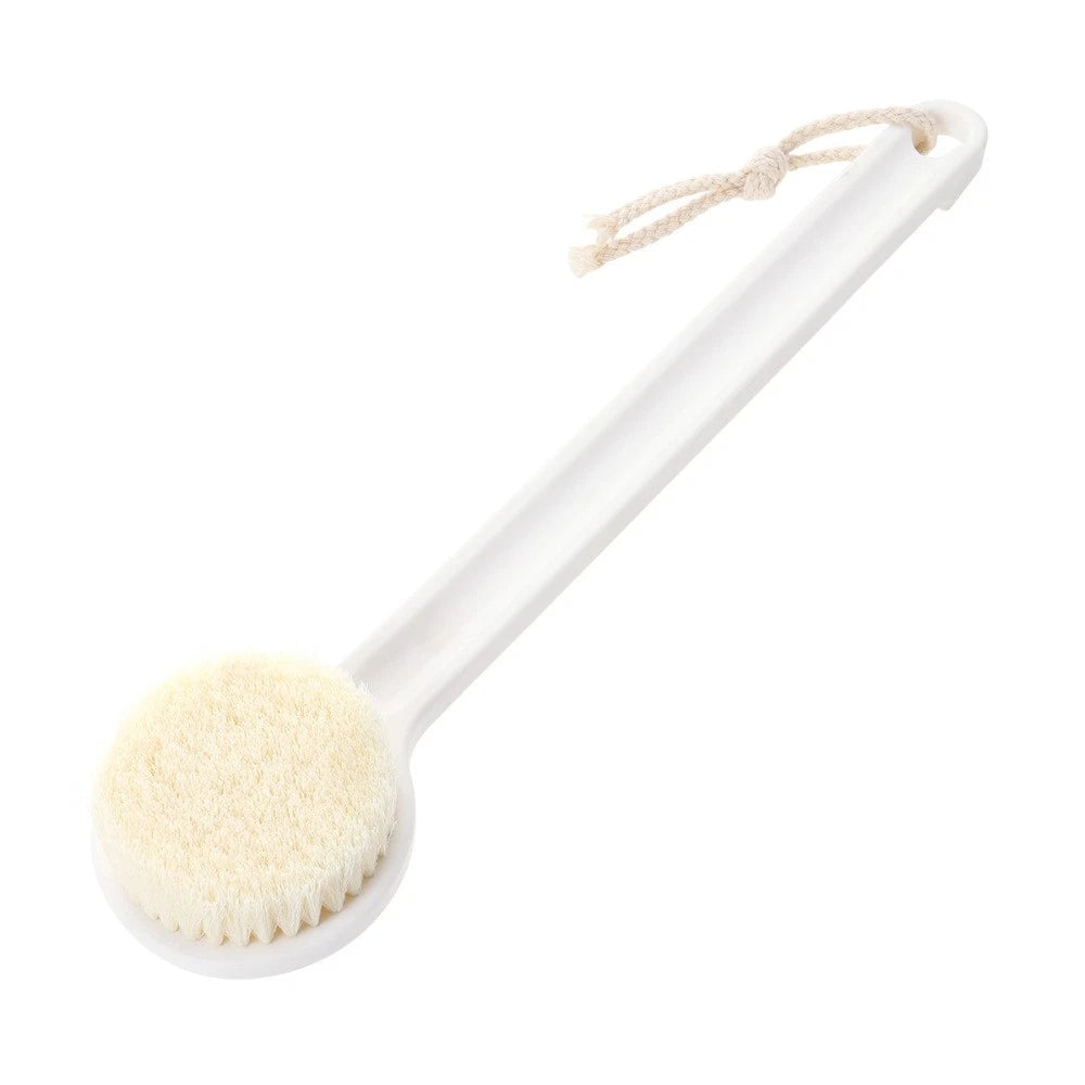 Long Handle Bath Scrubber Printed Body Brush Exfoliating Shower Brush (Wapiti)