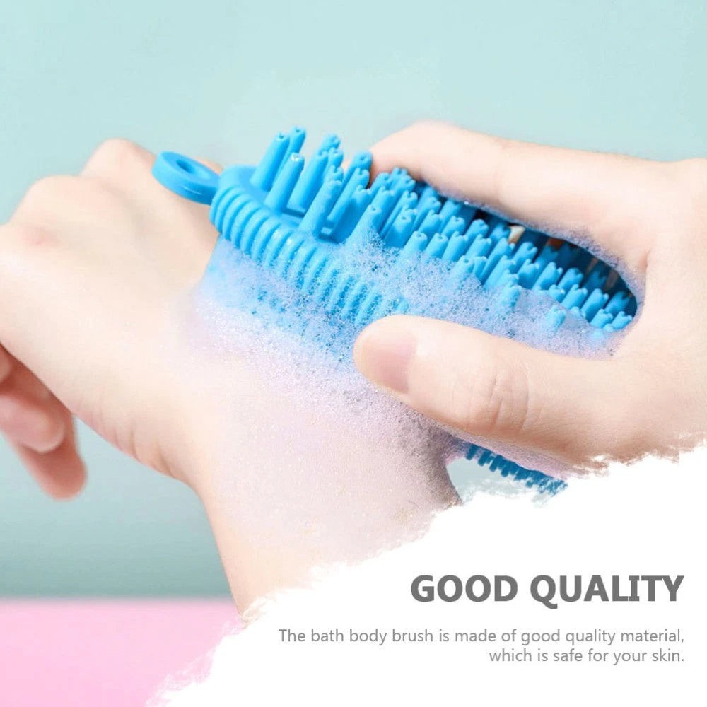 2 Pcs Bath Brush Child Newborn Household Shower Scrubber for Body