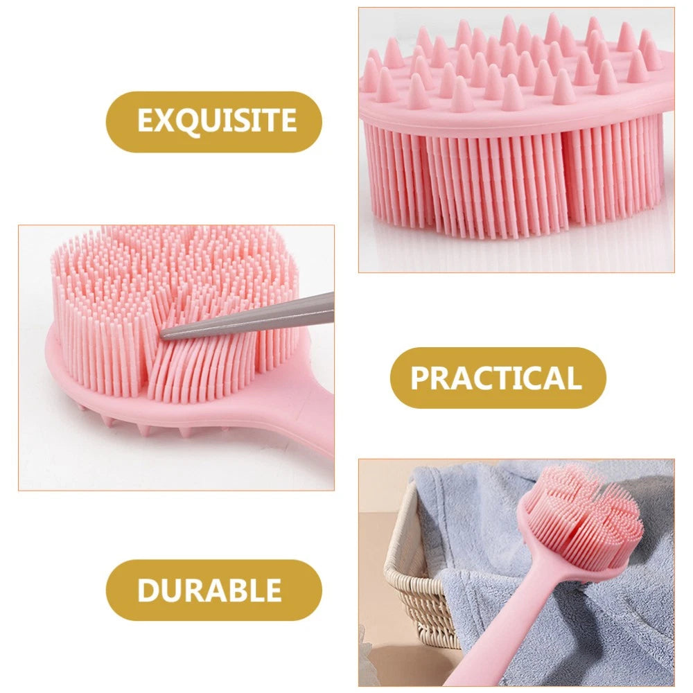 Bath Brush Long Handled Sponge for Shower Scrubber Body Exfoliating Back